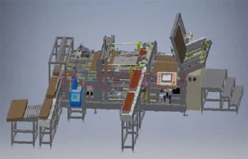 Máquina de embalagem automática para folha de piso SPC